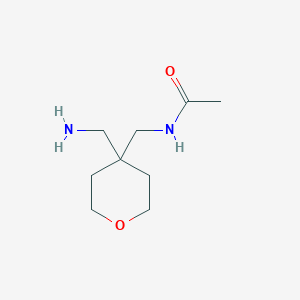 Acetamide,N-[[4-(aminomethyl)tetrahydro-2H-pyran-4-YL]methyl]-