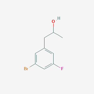 molecular formula C9H10BrFO B1376105 1-(3-Bromo-5-fluorophenyl)propan-2-ol CAS No. 1376240-04-8