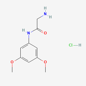 2-amino-N-(3,5-dimethoxyphenyl)acetamide hydrochloride