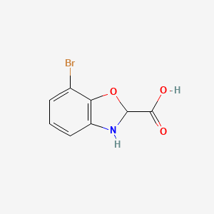 molecular formula C8H6BrNO3 B1376124 7-溴-2,3-二氢苯并[d]噁唑-2-羧酸 CAS No. 1211597-12-4