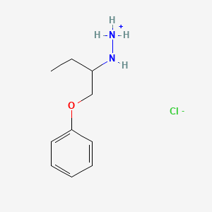 ((1-Phenoxymethyl)propyl)hydrazine hydrochloride