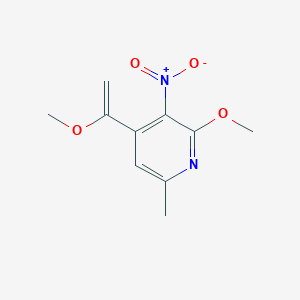 2-Methoxy-4-(1-methoxyvinyl)-6-methyl-3-nitropyridine