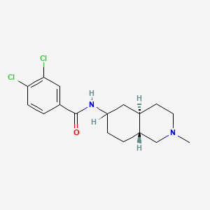 trans-6-(3,4-Dichlorobenzamido)-2-methyldecahydroisoquinoline