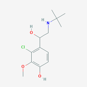 4-(2-(Tert-butylamino)-1-hydroxyethyl)-3-chloro-2-methoxyphenol