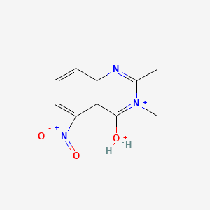 2,3-Dimethyl-5-nitro-4-oxidaniumylquinazolin-3-ium