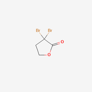 molecular formula C4H4Br2O2 B13761342 3,3-Dibromodihydrofuran-2(3H)-one CAS No. 25600-21-9