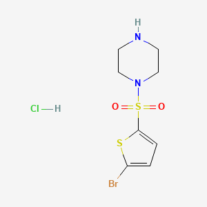 1-((5-Bromothiophen-2-yl)sulfonyl)piperazine hydrochloride