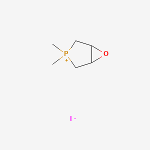 3,3-Dimethyl-6-oxa-3-phosphoniabicyclo[3.1.0]hexane;iodide