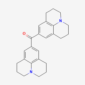 Bis(2,3,6,7-tetrahydro-1H,5H-benzo(ij)quinolizin-9-yl)methanone