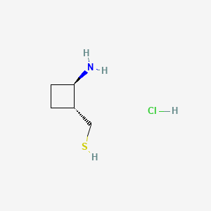 (trans)-2-Mercaptomethylcyclobutylamine hydrochloride