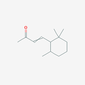 molecular formula C13H22O B13761462 4-(2,2,6-Trimethylcyclohexyl)but-3-en-2-one CAS No. 36208-32-9