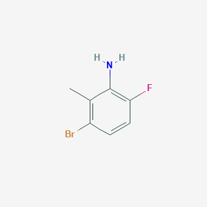 molecular formula C7H7BrFN B1376153 3-Bromo-6-fluoro-2-methylaniline CAS No. 1227210-36-7