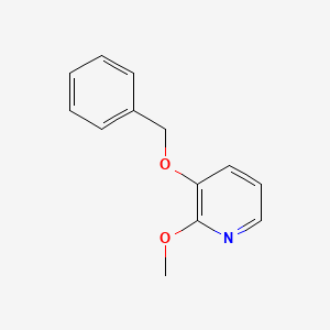 molecular formula C13H13NO2 B1376157 3-(Benzyloxy)-2-methoxypyridine CAS No. 1443980-42-4