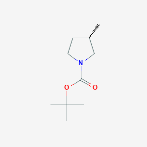 molecular formula C10H19NO2 B1376158 叔丁基 (3S)-3-甲基吡咯烷-1-甲酸酯 CAS No. 1821785-68-5