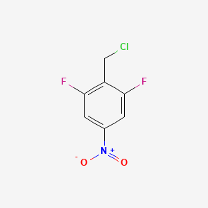 molecular formula C7H4ClF2NO2 B1376166 2-(Chloromethyl)-1,3-difluoro-5-nitrobenzene CAS No. 1343441-16-6