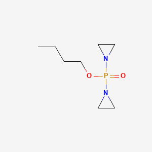 Bis(1-aziridinyl)phosphinic acid butyl ester