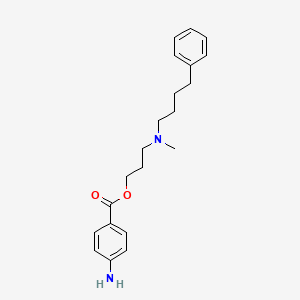 3-[Methyl(4-phenylbutyl)amino]propyl 4-aminobenzoate