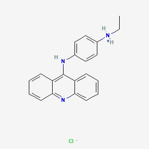 9-(p-(Ethylamino)anilino)acridine hydrochloride