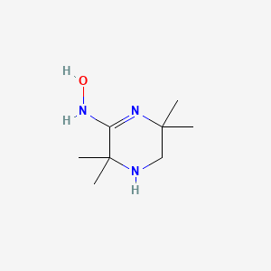 N-Hydroxy-3,3,6,6-tetramethyl-3,4,5,6-tetrahydropyrazin-2-amine