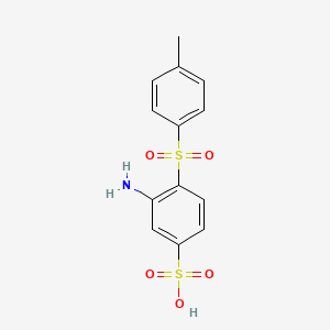 Benzenesulfonic acid, 3-amino-4-[(4-methylphenyl)sulfonyl]-