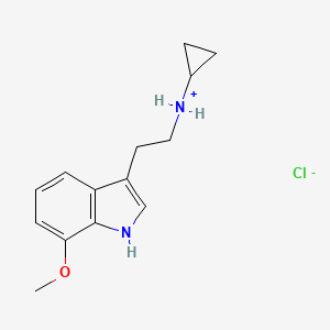 N-Cyclopropyl-7-methoxy-1H-indole-3-ethanamide hydrochloride