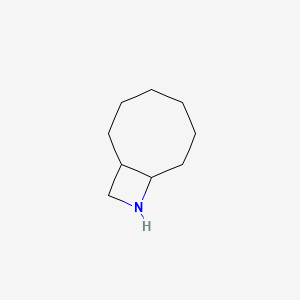molecular formula C9H17N B1376196 9-Azabicyclo[6.2.0]decane CAS No. 7489-52-3