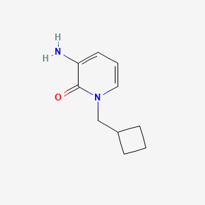 molecular formula C10H14N2O B1376198 3-Amino-1-(cyclobutylmethyl)-1,2-dihydropyridin-2-one CAS No. 1495843-59-8