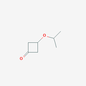 molecular formula C7H12O2 B1376200 3-(Propan-2-yloxy)cyclobutan-1-one CAS No. 1518213-91-6