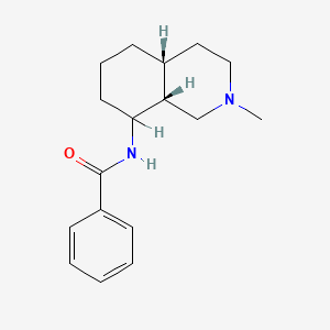 Isoquinoline, decahydro-8-benzamido-2-methyl-, (Z)-