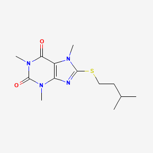 Caffeine, 8-(isopentylthio)-