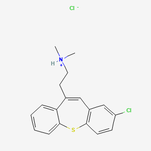 2-Chloro-N,N-dimethyldibenzo(b,f)thiepin-10-ethanamine hydrochloride