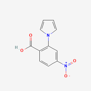 4-Nitro-2-pyrrol-1-ylbenzoic acid