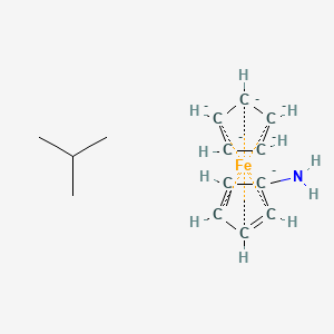 Cyclopenta-2,4-dien-1-amine;cyclopentane;iron;2-methylpropane