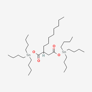[(Octylsuccinyl)bis(oxy)]bis[tributylstannane]