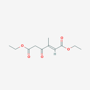 3-Methyl-4-oxo-2-hexenedioic acid diethyl ester