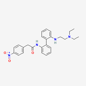 2'-(o-((2-(Diethylamino)ethyl)amino)phenyl)-2-(p-nitrophenyl)acetanilide