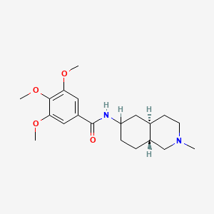 trans-2-Methyl-6-(3,4,5-trimethoxy-benzamido)decahydroisoquinoline