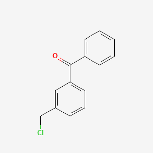 molecular formula C14H11ClO B13762313 3-(Chloromethyl)benzophenone CAS No. 79128-88-4