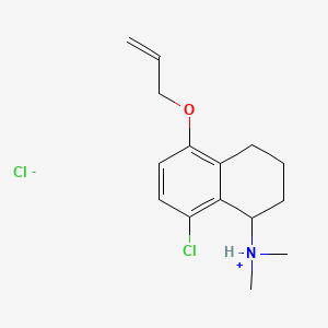 1-Naphthylamine, 5-allyloxy-8-chloro-N,N-dimethyl-1,2,3,4-tetrahydro-, hydrochloride