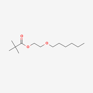 2-(Hexyloxy)ethyl pivalate