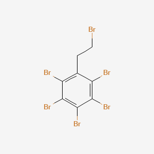 molecular formula C8H4Br6 B13762378 Pentabromo(2-bromoethyl)benzene CAS No. 53097-60-2