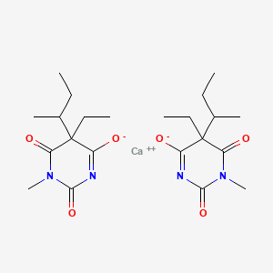 5-sec-Butyl-5-ethyl-1-methylbarbituric acid calcium salt