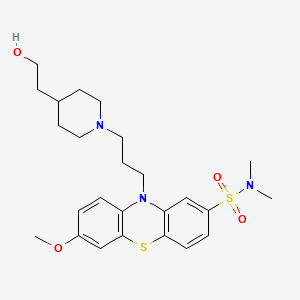 10-(3-(4-(2-Hydroxyethyl)piperidino)propyl)-7-methoxy-N,N-dimethyl-10H-phenothiazine-2-sulphonamide