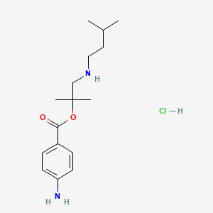 [2-(4-Aminobenzoyl)oxy-2-methylpropyl]-(3-methylbutyl)azanium chloride