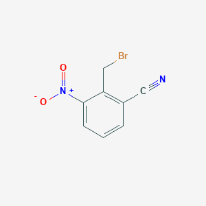 molecular formula C8H5BrN2O2 B1376240 2-(bromomethyl)-3-nitroBenzonitrile CAS No. 93213-75-3