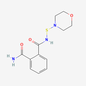 molecular formula C12H15N3O3S B13762433 N-Morpholinothio phthaldamide 