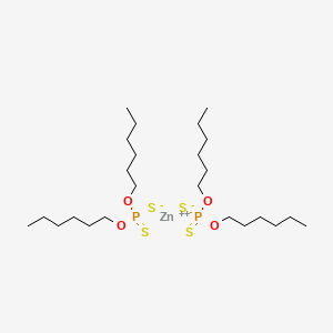 zinc;dihexoxy-sulfanylidene-sulfido-λ5-phosphane