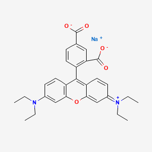 Xanthylium, 9-(2,4-dicarboxyphenyl)-3,6-bis(diethylamino)-, inner salt, sodium salt