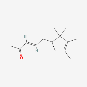 3-Penten-2-one, 5-(2,2,3-trimethyl-3-cyclopenten-1-yl)-, monomethyl deriv.