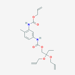 Carbamic acid, [[[[2,2-bis[(2-propenyloxy)methyl]butoxy]carbonyl]amino]methylphenyl]-, 2-propenyl ester